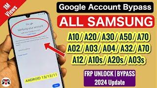 WITHOUT PC 2024:- All Samsung FRP Bypass Android 13 New Security | No Code *#0*# No Enable Adb Fail