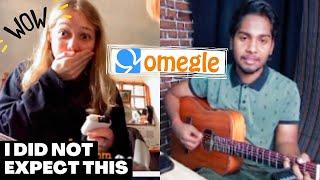 She was shocked | singing bollywood/english songs on omegle