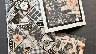 Making Journal Covers, Tags & Cards w/ Collaged Mini Squares