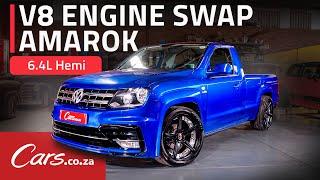 V8-swapped Amarok - Twin-turbo 6.4L Hemi SRT8 engine in a bakkie!