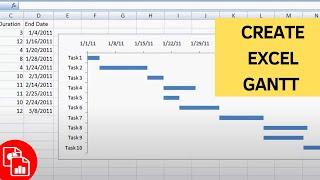 Create a Basic Gantt Chart in Excel