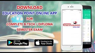 Education Point Online App Launch | B.Tech & Diploma Engineering