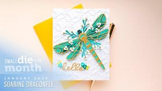 Spellbinders January 2025 Small Die of the Month – Blooming Hello