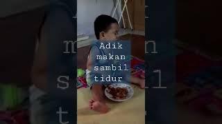 adik tidur makan #shortvideo