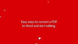 How to edit PDF file in a Word document - Easy way | Adobe Acrobat