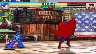 NICK54222 MUGEN: Mega Man (NDSilva) VS Superman