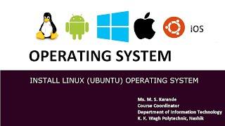 Install Linux (Ubuntu) Operating System || Practical 1