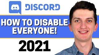 How to Disable @everyone on Discord