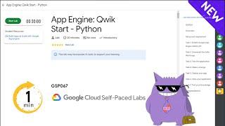 App Engine: Qwik Start - Python | #2025 | #GSP067|#qwiklabs |Solution