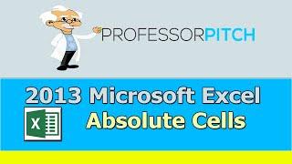 Absolute Cell - Microsoft Excel