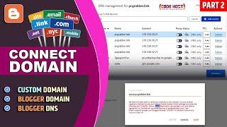 How to Connect Custom Domain with Blogger using Cloudflare - Nameservers