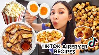 Testing More Viral TikTok Air Fryer Recipes  *quick & easy* | Part 9