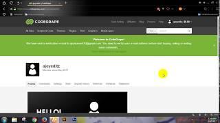 How to create a codegrape account