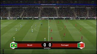 Brazil vs Portugal | Friendly match | PES 2021 | PC Gameplay | 4K