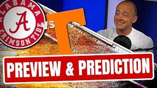 Alabama vs Tennessee - Preview + Prediction (Late Kick Cut)