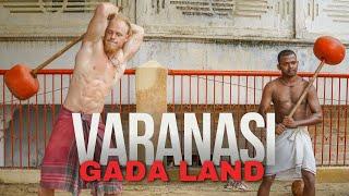 I'm back in Varanasi to Swing Gada & Indian Jori | Swaminath Akhara