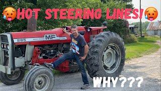 Hot Steering Lines?  URGENT fix needed for a Massey Ferguson 285!