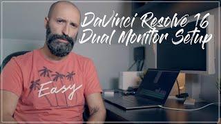 DaVinci Resolve 16 - dual monitor setup TUTORIAL(FIXED AUDIO) MacBook Pro