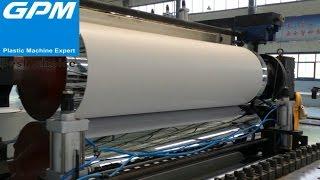 pvc sheet extrusion line pvc sheet making machine