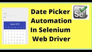 Selenium Tutorials -Date Picker/calendar  Automation