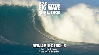 Benjamin Sanchis at Jaws - Big Wave Challenge 2024/25 Entry