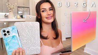 BURGA macbook cases, sleeves and more! | haul & review 🩷