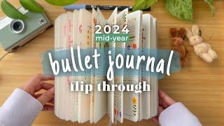 2024 (mid-year) Bullet Journal Flip Through | Travel size bujo 