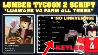 [New]🪵Lumber Tycoon 2 Script Pastebin *LuaWare V3* Free Max Land Farm All Trees Instant Free Keyless