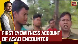 Watch India Today Speaks To Atiq Ahmed's Son Asad Encounter Eyewitness