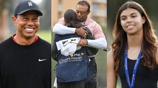 "We do this a lot at home" – When Tiger Woods' daughter caddied for him at the PNC Championship