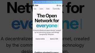 Ton - The Open Network on Telegram