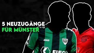 Preußen Münster: 5 Transfers für den Abstiegskampf & das Wunder in der 2. Liga!