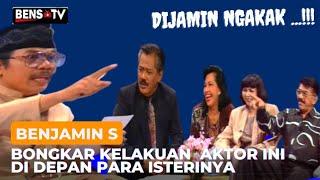 SERU .. KOCAK  BENJAMIN S BONGKAR RAHASIA "SI PITUNG" DICKY ZULKARNAEN & MUNI CADER  DEPAN ISTRINYA.