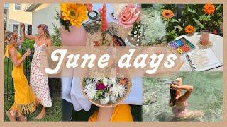 JUNE DAYS | swimming in springs, Summer bucket list, & garden party!