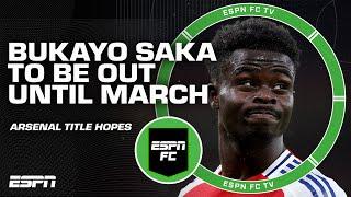 Could Bukayo Saka's injury COST Arsenal the Premier League title? | ESPN FC