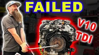 SHOCKING V10 TDI VW Engine FAILURE ~ The Most Complex VW Engine EVER!