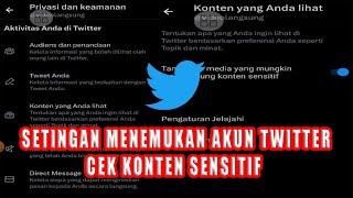 Cara Melihat akun twitter viral konten sensitif