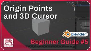 Using Origin Points and the 3D Cursor in Blender | Beginner Guide Part 5