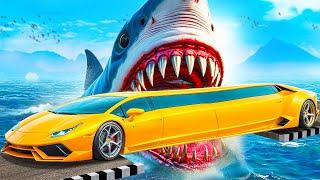 CAN A SUPERCAR DRIVE A MEGALODON IN GTA 5? - GTA 5 EXPERIMENT