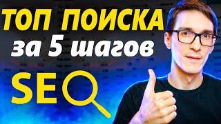 SEO продвижение за 5 шагов. Wordpress SEO оптимизация сайта в 2025