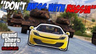 Russian Tanks TRAP a McLaren! (GTA RP)