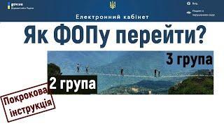 Як змінити групу єдиного податку в 2021 році? Покрокова інструкція в електронному кабінеті платника.