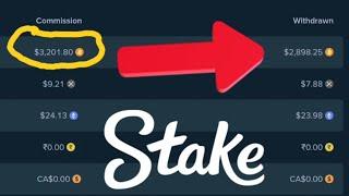 Stake Affiliate Program Explained [FREE, EASY, PROOF IT WORKS] #stake #crypto #bitcoin