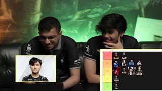 Ammar's offlaner tierlist! Jabz is D-tier?