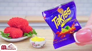 Best Crispy Takis Chicken Cheese Sticks Recipe | ASMR Cooking Mini Food