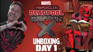 Marvel HeroClix: Deadpool Weapon X Unboxing | Day 1