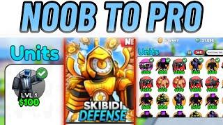 FREE 2 PLAY NOOB to PRO  in SKIBIDI Tower Defense! PART1