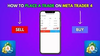 Metatrader 4 Tutorial For Beginners - How To Place A Trade On Mobile (MT4)