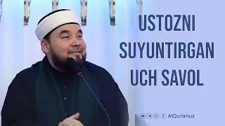 Ustozni suyuntirgan uch savol