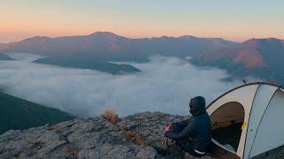 Here's why I'm addicted to backpacking. I did that! (feat. rock wall and cloud)